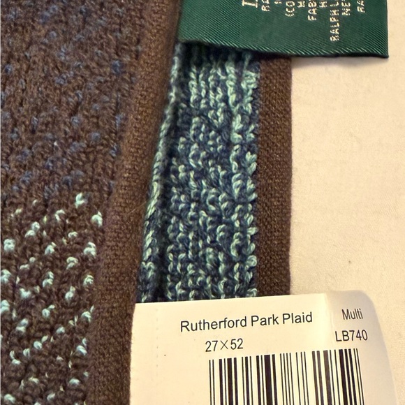 Vintage Ralph Lauren plaid towel set of 3 - Picture 4 of 6